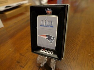 New England Patriots Super Bowl Liii 53 Champions Zippo Lighter Mint In Box Nfl Ebay