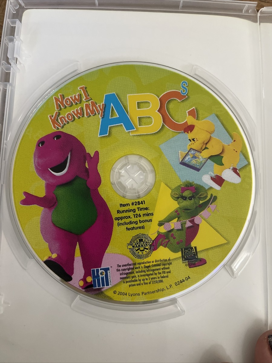 Barney Now I Know My ABCs Let's Play School DVD 45986313850| eBay