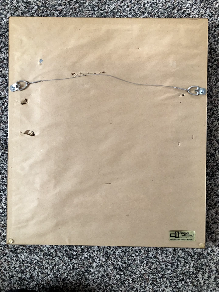 P Buckley Moss "just Visiting" giclee print on canvas, 67/350, framed w/matte - Изображение 4 из 4