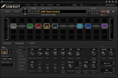 Fractal Audio Systems AX8 Amp Modeler/Multi-FX Processor - Black 