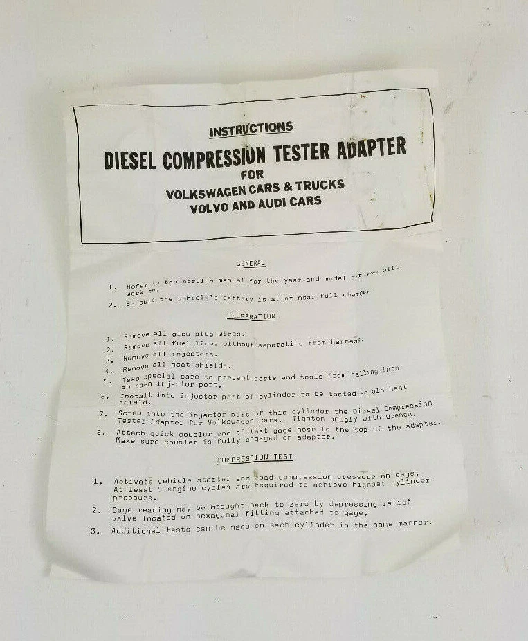 Vintage Herbrand Diesel Compression Tester Adapter HT-674 - Image 4 of 4