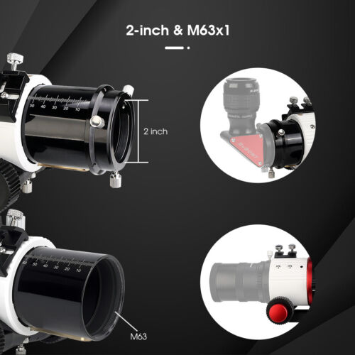SVBONY SV550 Telescope 80mm Refractor OTA Triplet APO Apochromatic for Deep-Sky - Picture 11 of 12