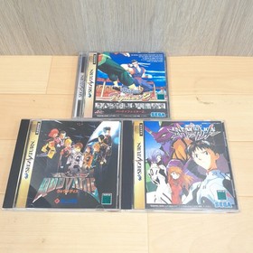 SEGA SATURN CONSOLE JAPAN with 2 Controllers 6 Games & Memory HST-3200 NTSC-J