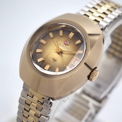 Rado Balboa V Cut Glass Automatic Brown Watch Japan 0612298