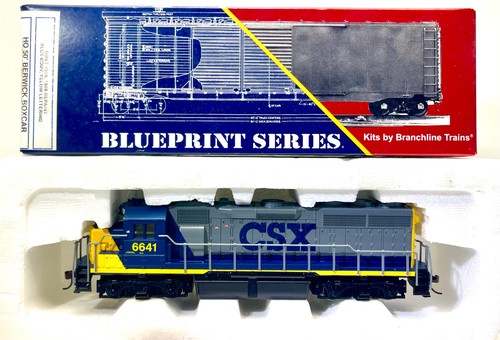 ATLAS - HO🚂GP40•CSX DC - Bright Future #6641 +50’ vagón de carga Branchline | Zustand: Used