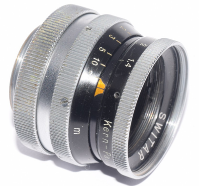 KERN SWITAR 1.5/25MM AR C-MOUNT LENS: Bolex 16mm Movie Camera Lens