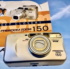 Minolta Freedom Zoom 150 35mm Point and Shoot Camera  Case BROKEN PARTS ONLY