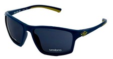 Umbro Mens Sunglass Blue, Blue Gradient Lens Plastic Sport Wrap GS06