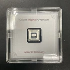 1 Gram Silver Bar GEIGER Original Premium in Square Capsule Assay .999 fine