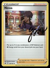 Nessa 136/159 SWSH Crown Zenith Holo Rare Pokemon Card - NM
