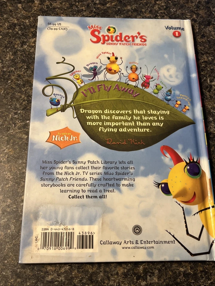 Miss Spider’s Sunny Patch Friends I’ll Fly Away David Kirk HC Children’s Book - Image 2 of 4