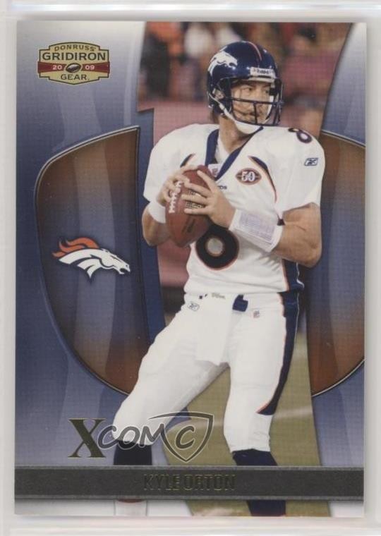 2009 Donruss Gridiron Gear Gold X's 11/100 Kyle Orton #53 3c7