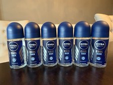 Lot of 6: Nivea Men Cool Kick Anti-Perspirant Roll-on 48 Hr Kick of Freshness