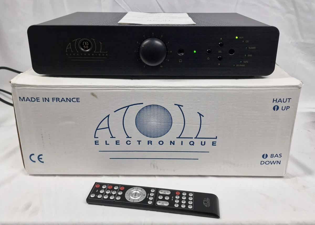 EXCELLENT ATOLL HD120 DAC PREAMP 32 bits 384 kHz headphone amplifier