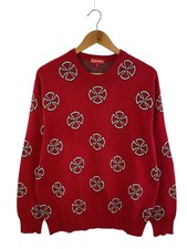 Supreme x INDEPENDENT 15AW independent Crosses Sweater, Knit Sweater (Thick), La