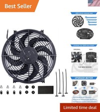 Genteq 14 Inch Radiator Fan High Performance Electric Cooling Fan Replacement