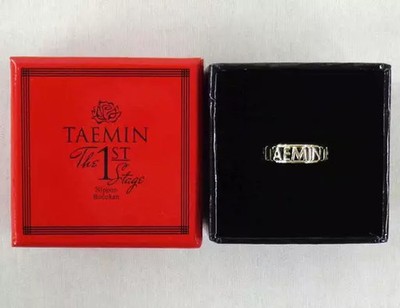 Taemin The 1st Stage Silberring Herren Accessoires 12 Größen SHINee