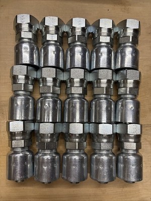 Parker Hannifin Female JIC 37° x 3/4'' ID Tube Hose Fitting 10643-16-12. Qty 15.