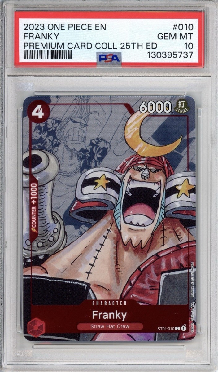 PSA10 フランキー 010 25周年 プロモ One Piece PSA 10 Franky One Piece Premium Card Collection 25th Edition #010
