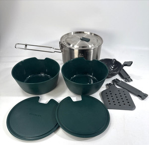 Set De Cuisine De Camping Stanley Adventure Pro - 11 Pièces En Inox - Neuf