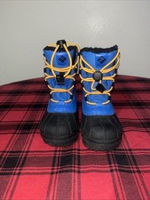 Columbia Youth Bugaboot Celsius Waterproof Winter Snow Boots Blue Kids