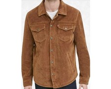 Men's Brown Leather Shirt Real Lambskin Festive Causal Wear Shirt Coat