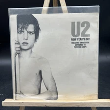 U2 - NEW YEAR’S DAY - Ireland - BIG HIT EX Treasure CBS double sided 7in