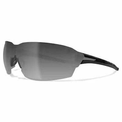 Edge Eyewear Xv417 Nevosa, Safety Glasses, Anti-Scratch, Silver Lens, Black