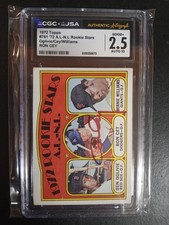1972 TOPPS #761 RON CEY RC 2.5 CGC JSA RED AUTO 10 HIGH NUMBER SP (Pop 12)