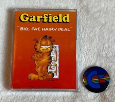 Commodore 64 /128 CBM C64 Garfield - tested, works, FREE badge