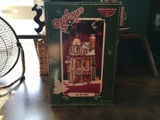 Dept 56 A Christmas Story THE FIRE HOUSE  with box and light cord