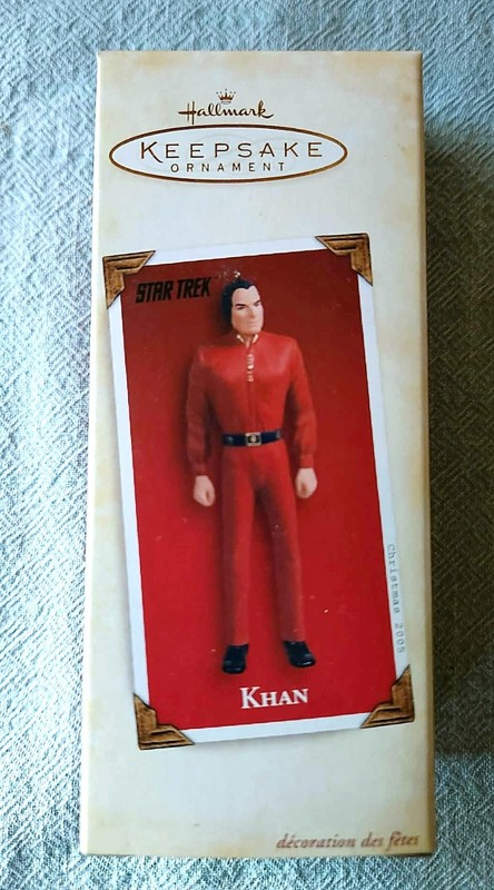 STAR TREK Hallmark Keepsake Ornament Wrath of Khan Original Series Figure NEW