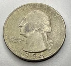 1954 S Washington Quarter R9