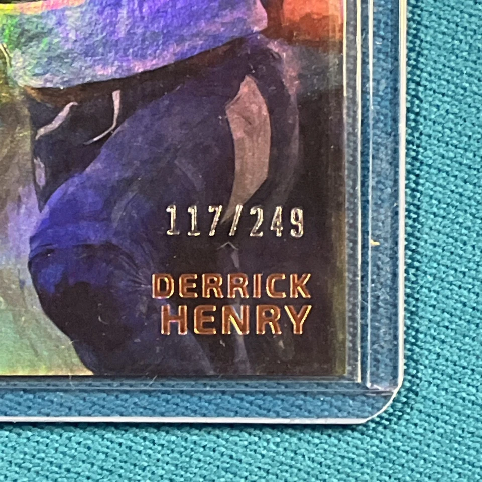 2023 Panini Certified - Calling Cards Derrick Henry #CALL-1 Mirror Bronze /249 - Image 3 of 3