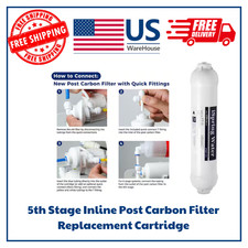 ISPRING |FT15| 5th Stage Inline Post Carbon F...