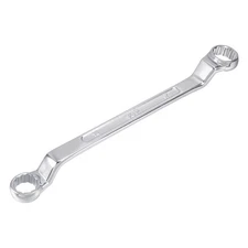 uxcell 14mm x 17mm Metric 12 Point Offset Double Box End Wrench Chrome Plated...
