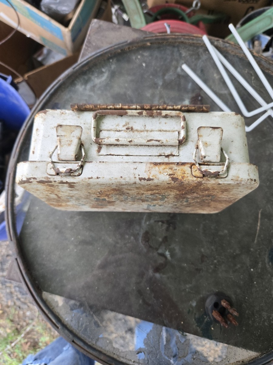 Vintage First Aid Metal Box | eBay