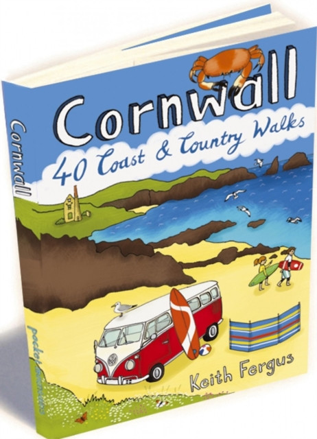 Cornwall 40 Coast and Country Walks by Keith Fergus (Paperback Book)