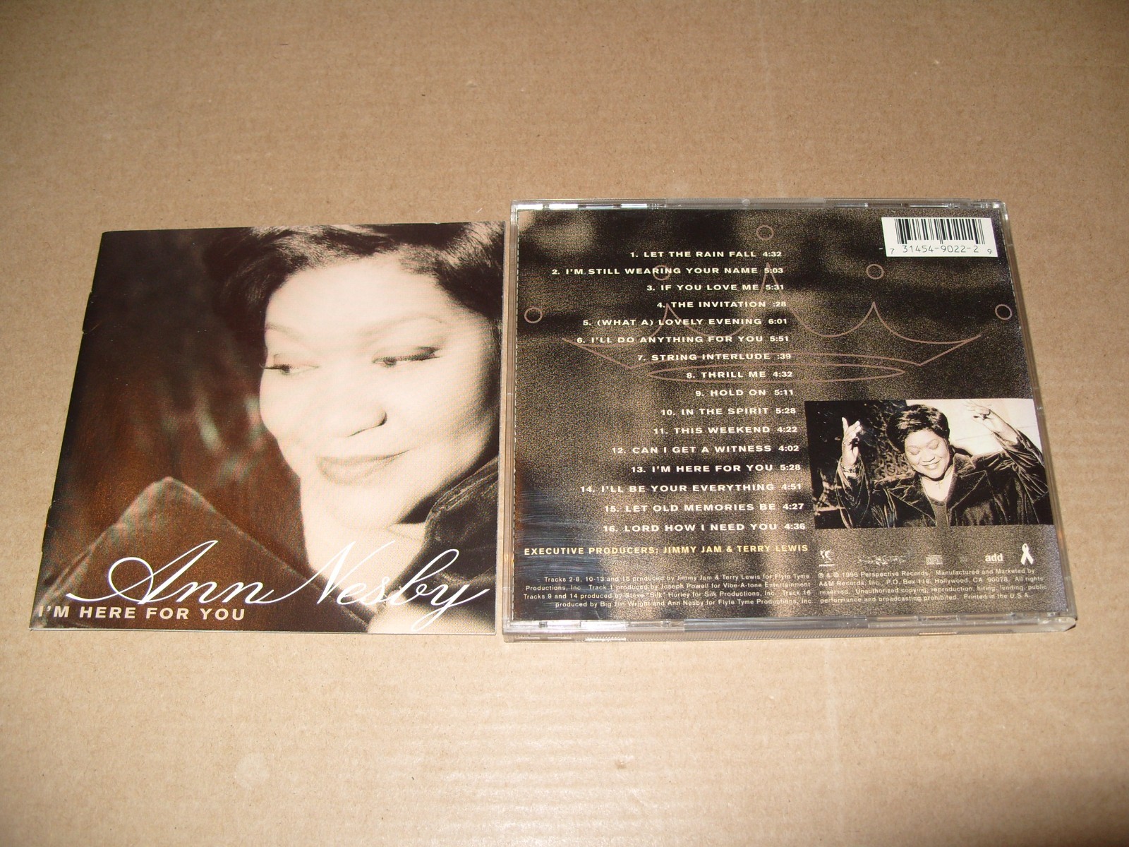 Ann Nesby - I'm Here for You 1996 CD + INLAYS EXCELLENT + CONDITION. (M1)
