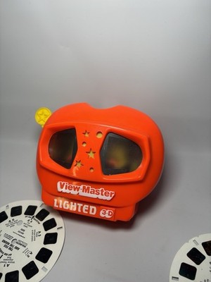Orange Color Model N Lighted 1991 View-Master Ideal Viewer Excellent Condition