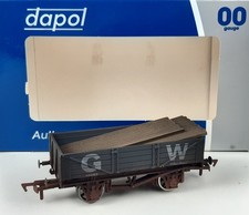 DAPOL GWR 4-PLANK OPEN WAGON W/LOAD WEATHERED EX-SHOP STOCK EXCELLENT BOXED OO