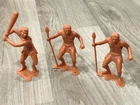 1960s MARX RARE 6 INCH CAVE MAN FIGURES