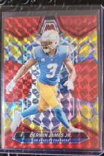 2024 Panini Mosaic Derwin James #126 Choice Fusion Red & Yellow Mosaic Prizm /80