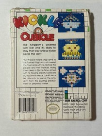 Kickle Cubicle - Sistema de entretenimiento Nintendo, 1990 - NES CIB con manual