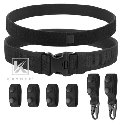 KRYDEX Tactical Police Security Guard Duty Belt Law Enforcement Outer&Inner Belt