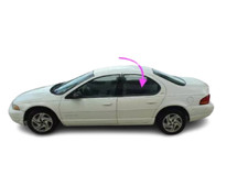 Fits: 95-00 Cirrus Stratus 96-00 Breeze Sedan Driver Left Rear Door Window Glass