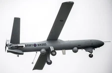 WK-450 Watchkeeper Thales UAV Vehicle Wood Model Replica Small Free Shipping