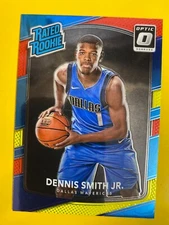 D50059 2017-18 Optic Mega Box Rated Rookie Red Yellow #192 Dennis Smith Jr. RR 