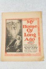 My Home Of Long Ago, 1900 Marice Shapiro Harry Von Tilzer, Cover Krieghoff
