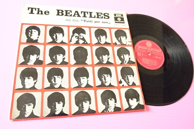 BEATLES LP TUTTI PER UNO ITALY MONO ORIG 1964 RARA EDIZ CON LOGO